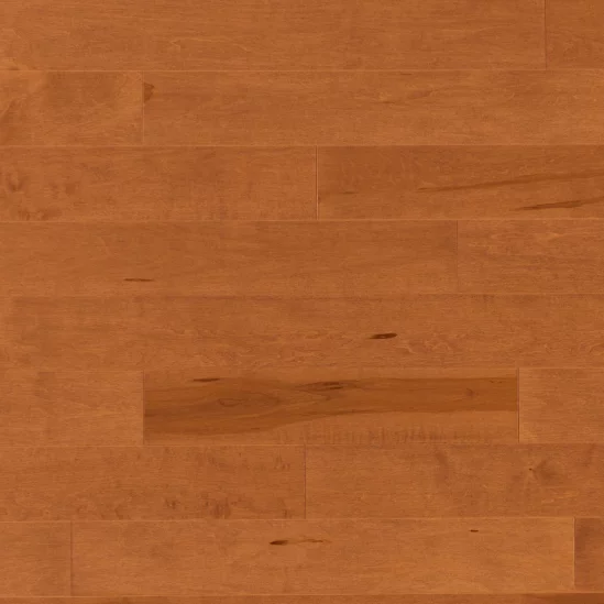 Orange wood floors