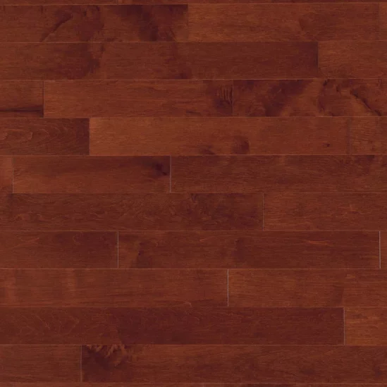 Reddish wood floors