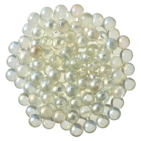 Clear marbles