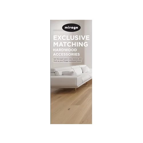 Exclusive matching hardwood accessories