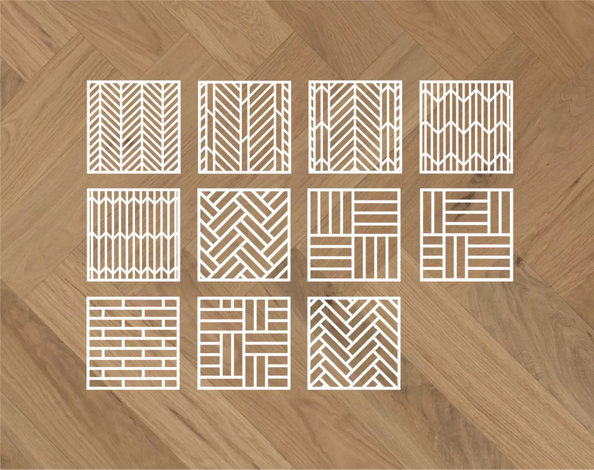 Different wood floor patterns