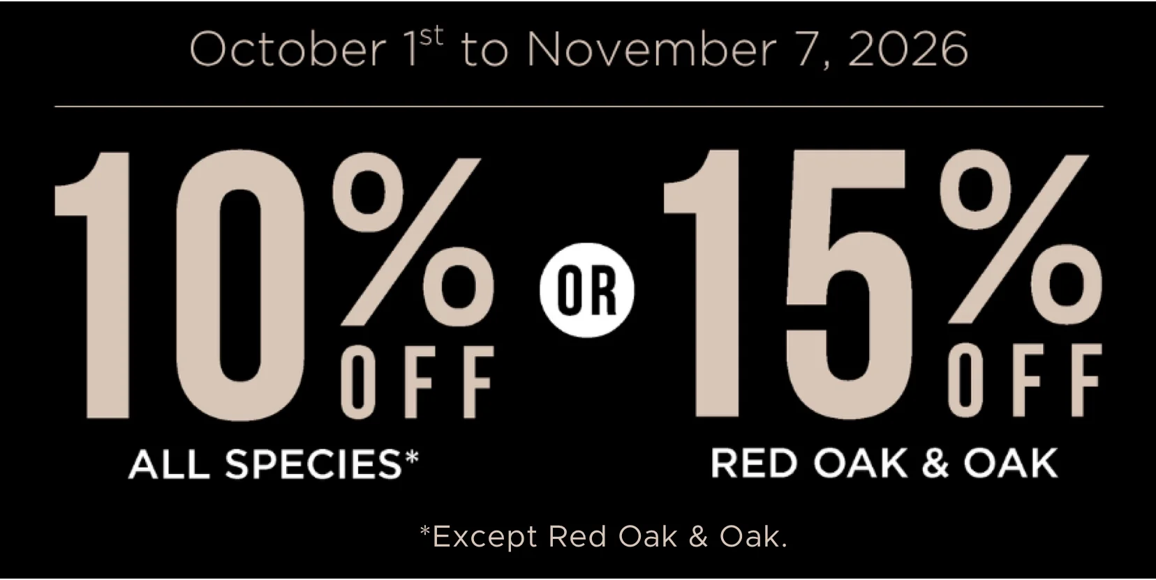 Hardwood Flooring Sale | Up to 15% off your floor purchase